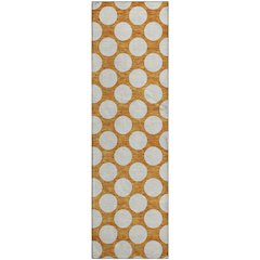 Premium Machine Washable Mayfield AMF921 Orange 2'3" x 7'6" Runner Rug