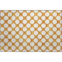 Premium Machine Washable Mayfield AMF921 Orange 1'8" x 2'6" Rug