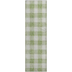 Premium Machine Washable Mayfield AMF923 Aloe 2'3" x 7'6" Runner Rug