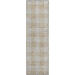 Premium Machine Washable Mayfield AMF923 Beige 2'3" x 7'6" Runner Rug
