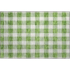 Premium Machine Washable Mayfield AMF923 Green 1'8" x 2'6" Rug