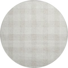 Premium Machine Washable Mayfield AMF923 Ivory 8' x 8' Round Rug