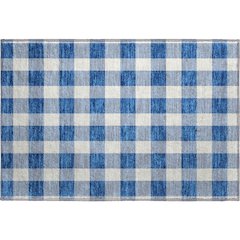 Premium Machine Washable Mayfield AMF923 Navy 1'8" x 2'6" Rug