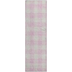 Premium Machine Washable Mayfield AMF923 Pink 2'3" x 7'6" Runner Rug