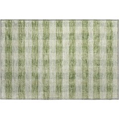 Premium Machine Washable Mayfield AMF924 Green 1'8" x 2'6" Rug