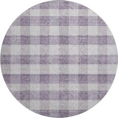 Premium Machine Washable Mayfield AMF924 Lavender 8' x 8' Round Rug