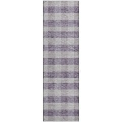 Premium Machine Washable Mayfield AMF924 Lavender 2'3" x 7'6" Runner Rug