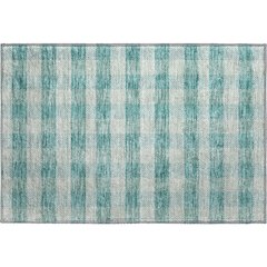 Premium Machine Washable Mayfield AMF924 Teal 1'8" x 2'6" Rug
