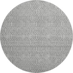 Premium Machine Washable Mayfield AMF926 Gray 8' x 8' Round Rug