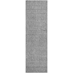 Premium Machine Washable Mayfield AMF926 Gray 2'3" x 7'6" Runner Rug