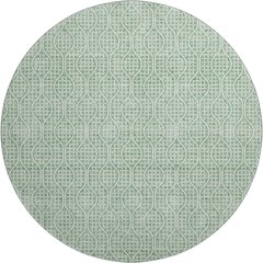 Premium Machine Washable Mayfield AMF926 Sage 8' x 8' Round Rug