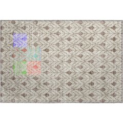 Premium Machine Washable Mayfield AMF927 Brown 1'8" x 2'6" Rug