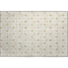 Premium Machine Washable Mayfield AMF927 Gold 1'8" x 2'6" Rug