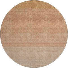 Premium Machine Washable Mayfield AMF928 Paprika 8' x 8' Round Rug