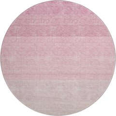 Premium Machine Washable Mayfield AMF928 Pink 8' x 8' Round Rug