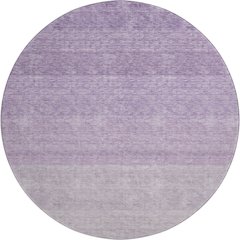 Premium Machine Washable Mayfield AMF928 Purple 8' x 8' Round Rug