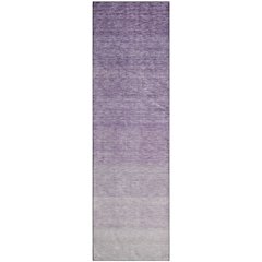 Premium Machine Washable Mayfield AMF928 Purple 2'3" x 7'6" Runner Rug