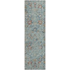 Premium Machine Washable Mayfield  Multi 2'3" x 7'6" Runner Rug