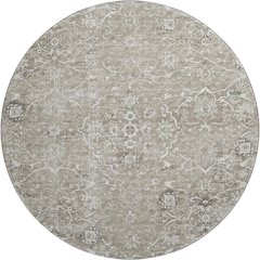 Premium Machine Washable Mayfield  Pebble 8' x 8' Round Rug