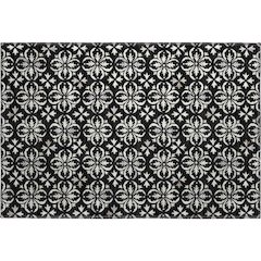 Premium Machine Washable Mayfield AMF930 Black 1'8" x 2'6" Rug