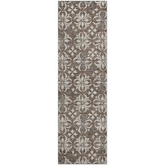 Premium Machine Washable Mayfield AMF930 Brown 2'3" x 7'6" Runner Rug