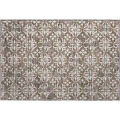 Premium Machine Washable Mayfield AMF930 Brown 1'8" x 2'6" Rug