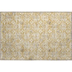 Premium Machine Washable Mayfield AMF930 Gold 1'8" x 2'6" Rug