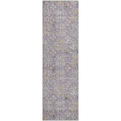 Premium Machine Washable Mayfield AMF930 Lavender 2'3" x 7'6" Runner Rug