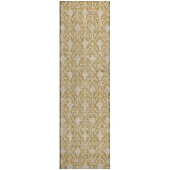 Premium Machine Washable Mayfield AMF931 Gold 2'3" x 7'6" Runner Rug
