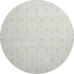 Premium Machine Washable Mayfield AMF931 Ivory 8' x 8' Round Rug