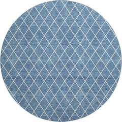 Premium Machine Washable Mayfield AMF932 Denim 8' x 8' Round Rug