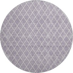 Premium Machine Washable Mayfield AMF932 Lavender 8' x 8' Round Rug