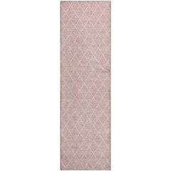 Premium Machine Washable Mayfield AMF932 Pink 2'3" x 7'6" Runner Rug