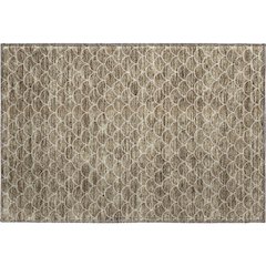 Premium Machine Washable Mayfield AMF933 Brown 1'8" x 2'6" Rug