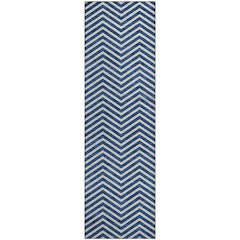 Premium Machine Washable Mayfield AMF934 Blue 2'3" x 7'6" Runner Rug