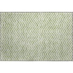 Premium Machine Washable Mayfield AMF934 Green 1'8" x 2'6" Rug