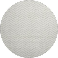 Premium Machine Washable Mayfield AMF934 Ivory 8' x 8' Round Rug