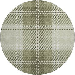 Premium Machine Washable Mayfield AMF935 Aloe 8' x 8' Round Rug