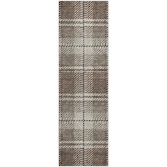 Premium Machine Washable Mayfield AMF935 Brown 2'3" x 7'6" Runner Rug