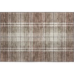 Premium Machine Washable Mayfield AMF935 Brown 1'8" x 2'6" Rug