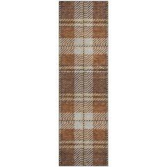 Premium Machine Washable Mayfield AMF935 Chocolate 2'3" x 7'6" Runner Rug
