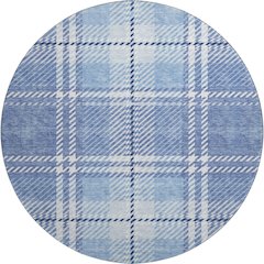 Premium Machine Washable Mayfield AMF935 Denim 8' x 8' Round Rug