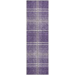 Premium Machine Washable Mayfield AMF935 Purple 2'3" x 7'6" Runner Rug