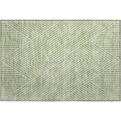 Premium Machine Washable Mayfield AMF937 Aloe 1'8" x 2'6" Rug