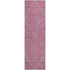 Premium Machine Washable Mayfield AMF937 Blush 2'3" x 7'6" Runner Rug