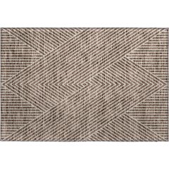 Premium Machine Washable Mayfield AMF937 Brown 1'8" x 2'6" Rug