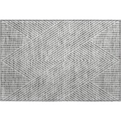 Premium Machine Washable Mayfield AMF937 Gray 1'8" x 2'6" Rug