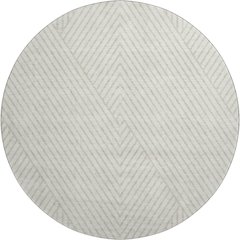 Premium Machine Washable Mayfield AMF937 Ivory 8' x 8' Round Rug
