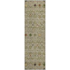 Premium Machine Washable Mayfield AMF938 Sage 2'3" x 7'6" Runner Rug