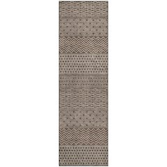 Premium Machine Washable Mayfield AMF939 Brown 2'3" x 7'6" Runner Rug